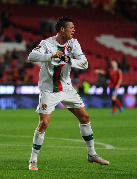 Portugal's Ronaldo fumes.