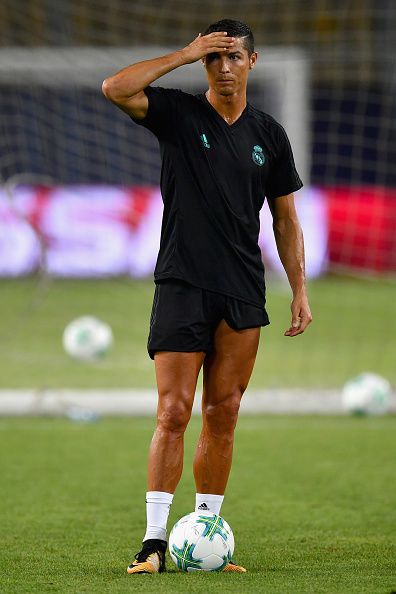 Ronaldo in Real training.