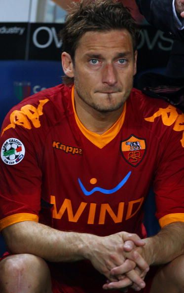 Roma legend Totti almost retired.