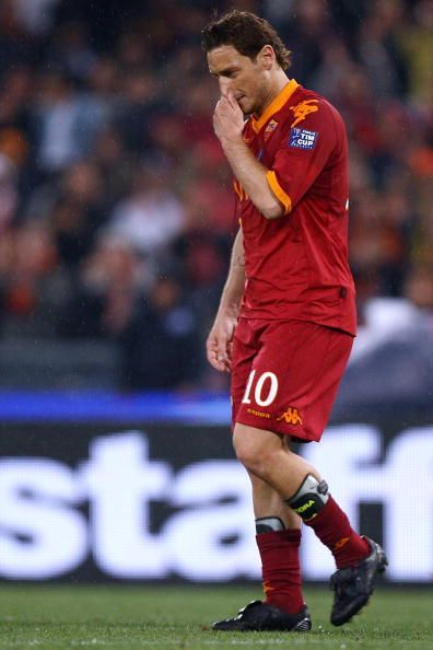 Totti in the 2010 Coppa Italia final.