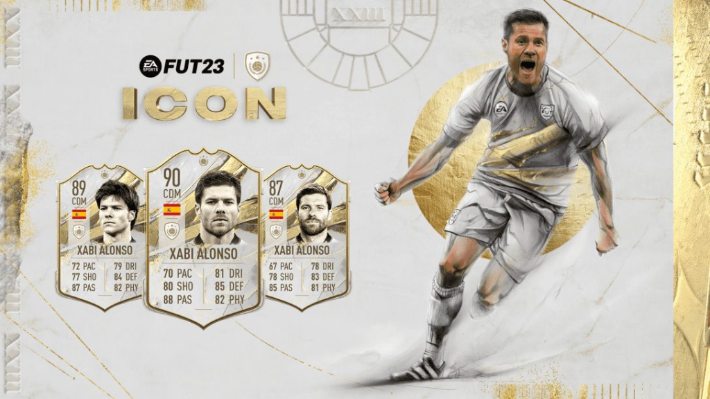Xabi Alonso Icon card in FIFA 23