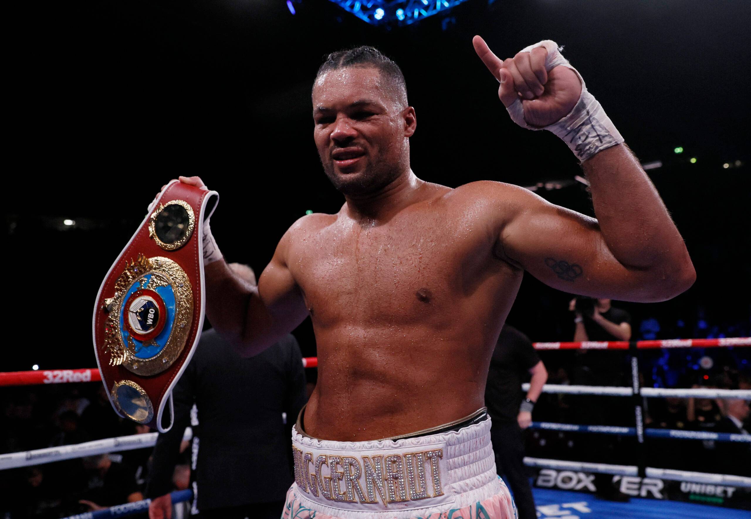 Joe Joyce says Oleksandr Usyk should vacate 'if he doesn't want to fight me'