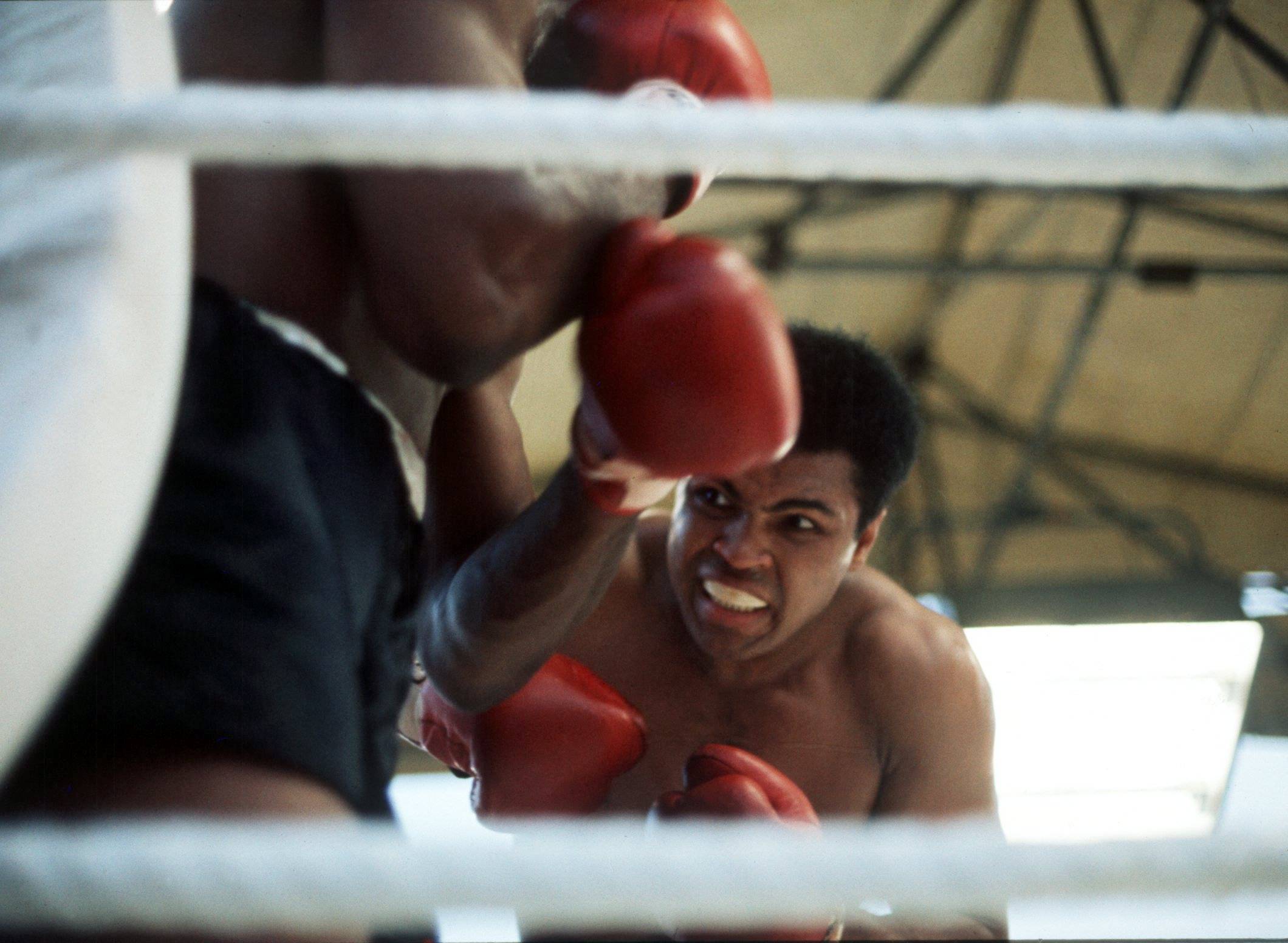 Muhammad Ali dodged 21 punches in 10 seconds like it was nothing