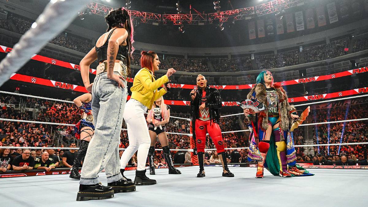 Bayley confronts Bianca Belair on WWE Monday Night Raw