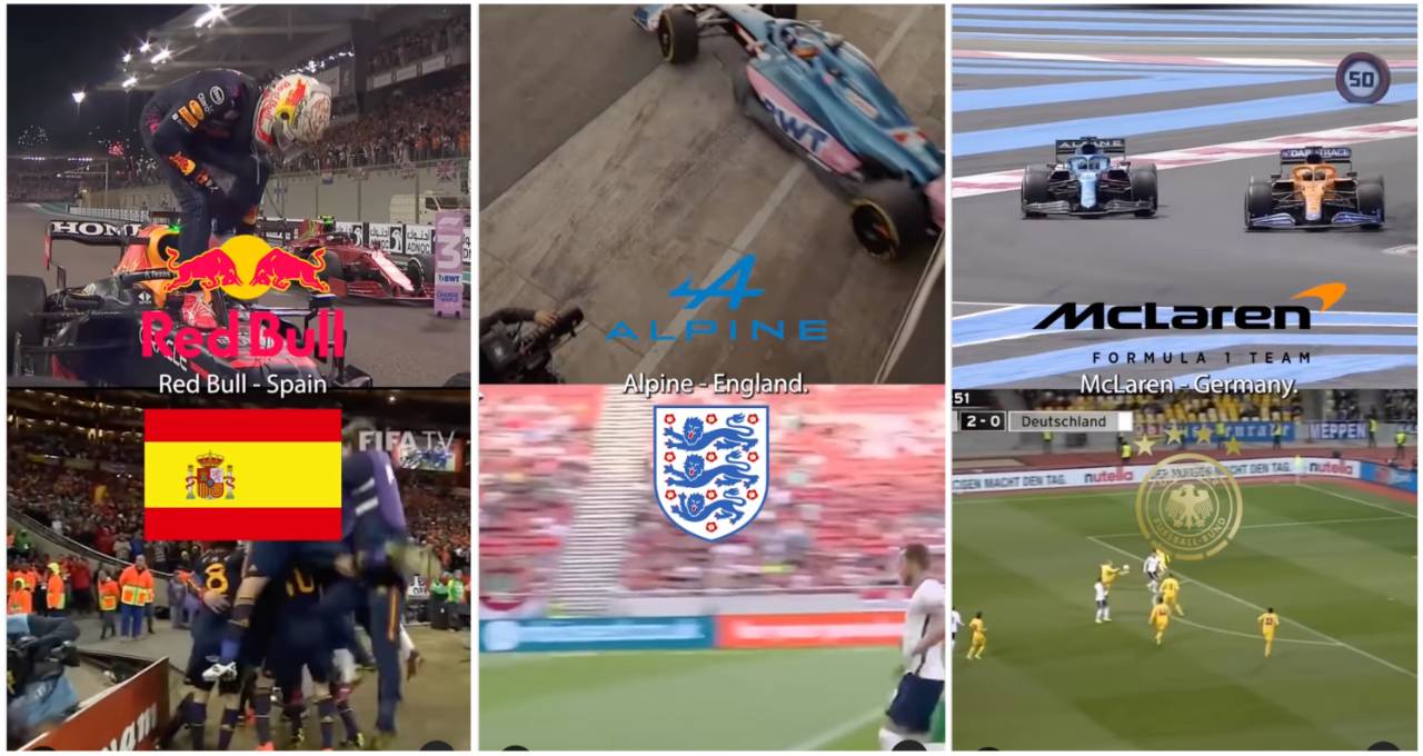 Mercedes, Red Bull, Ferrari: F1 teams and their international football equivalents