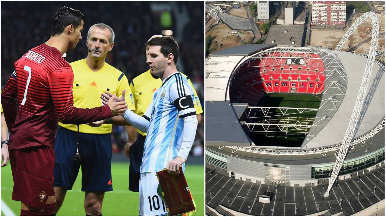 £90 million Cristiano Ronaldo vs Lionel Messi All-Star game at Wembley was planned