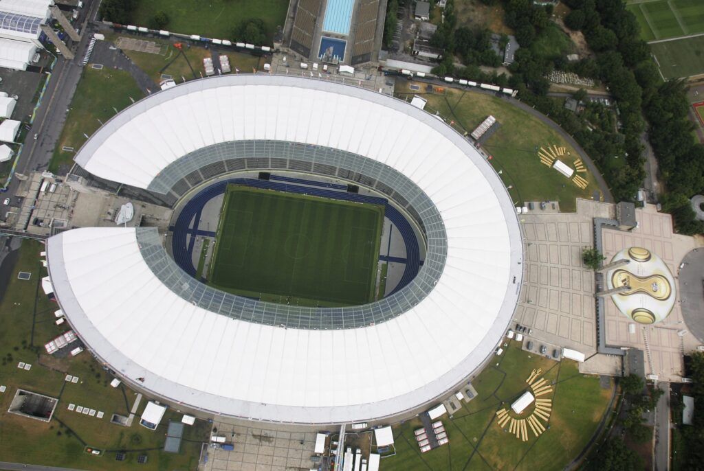 Olympiastadion para la final de la Copa del Mundo de 2006.