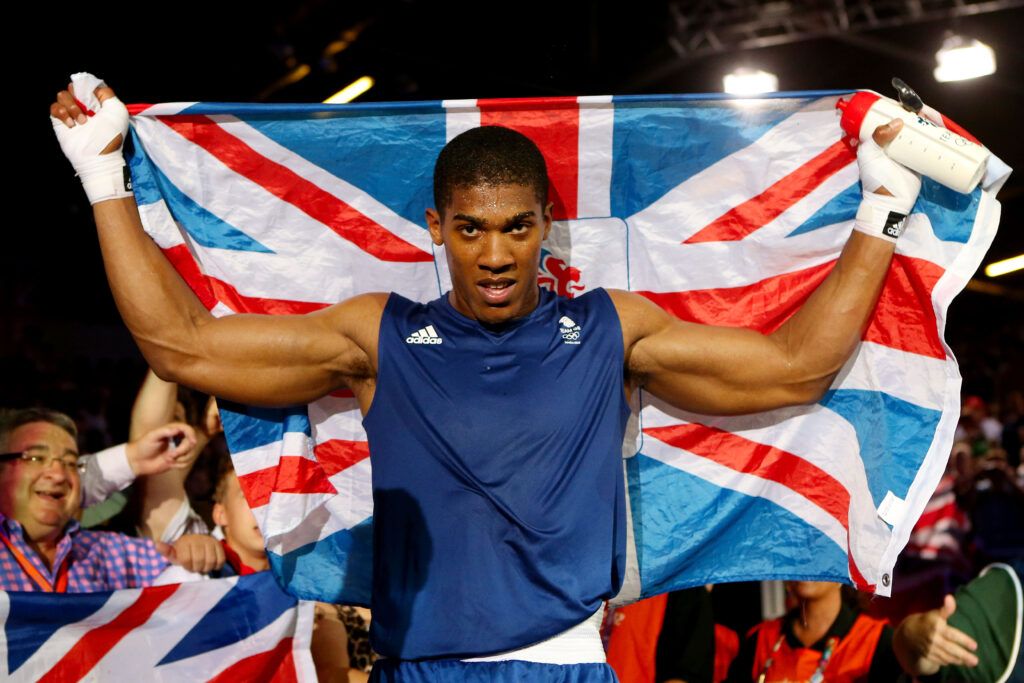 Anthony Joshua was crowned Olympic champion at the 2012 London Games