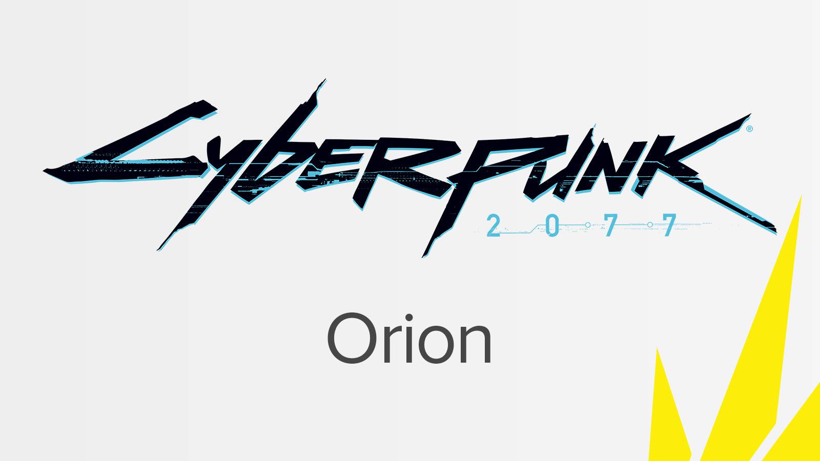 cyberpunk 2077 Orion announced by CD Project Red