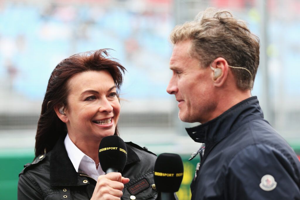 Suzi Perry interviews David Coulthard