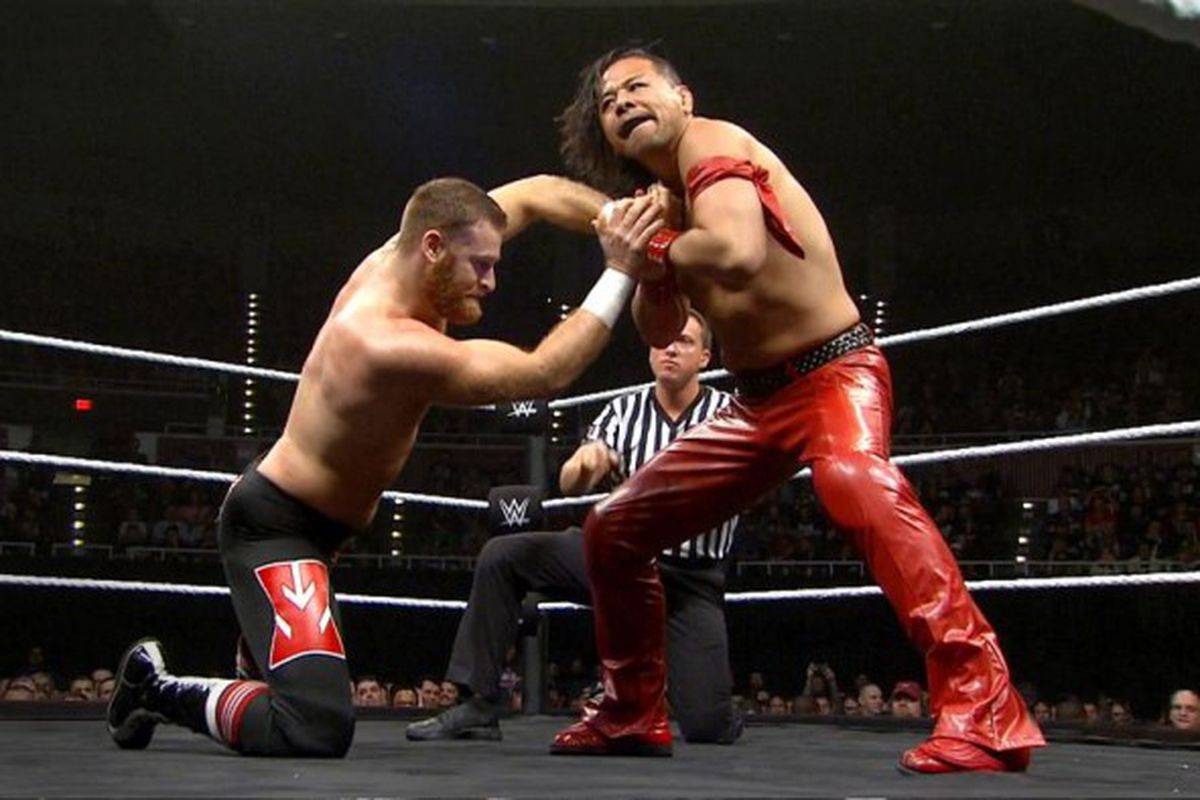 Sami Zayn v Shinsuke Nakamura took place in NXT