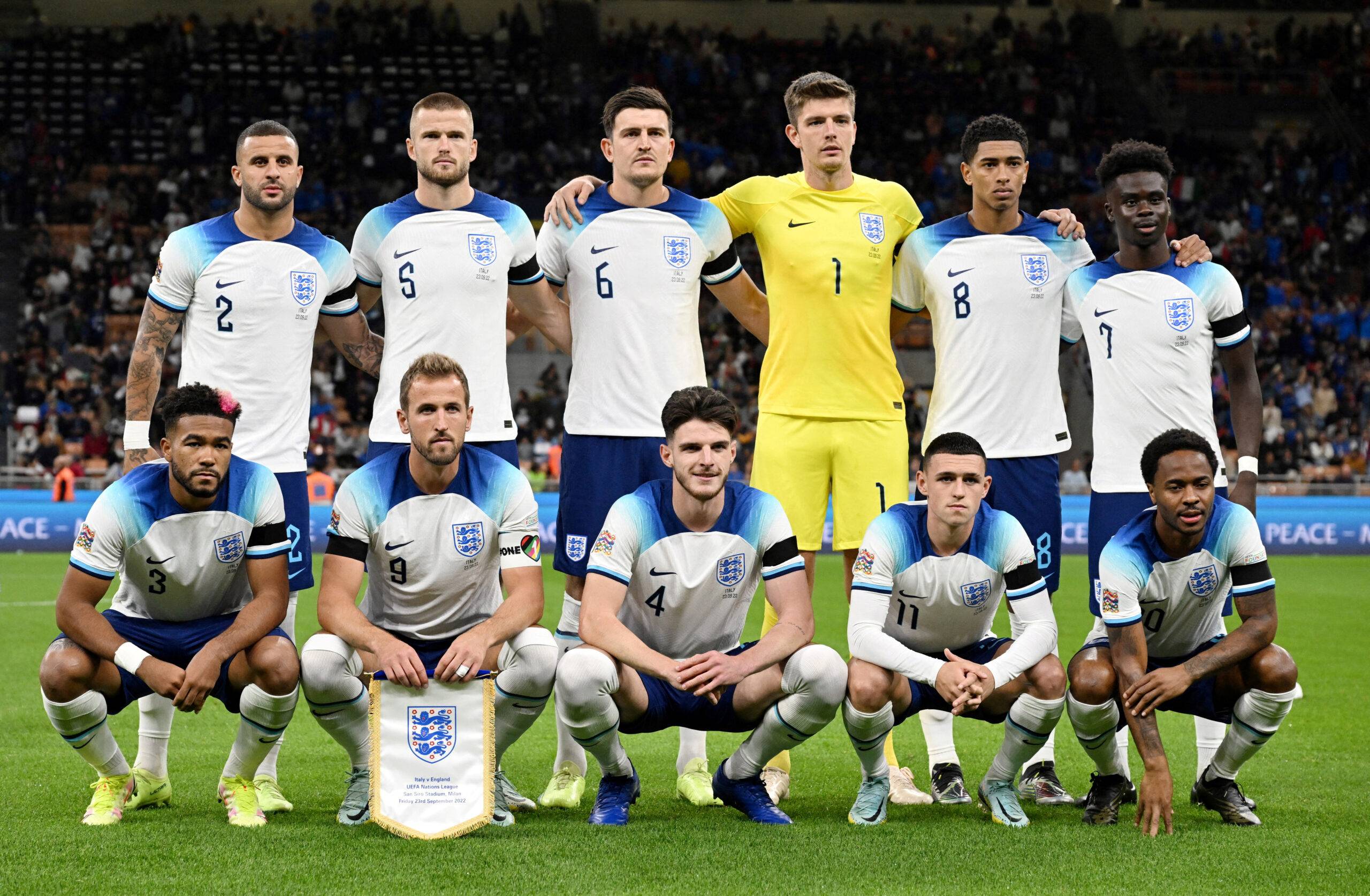 England's squad