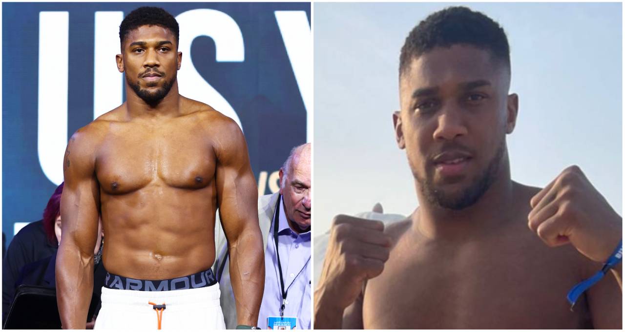 Anthony Joshua: New topless photo shows his muscle loss
