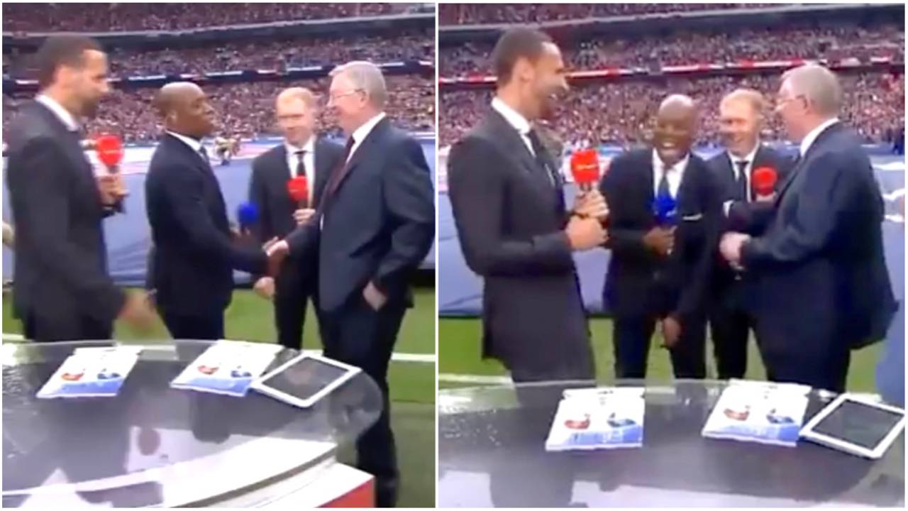 Sir Alex Ferguson left Ian Wright in stitches after being told: ‘You should have signed me’