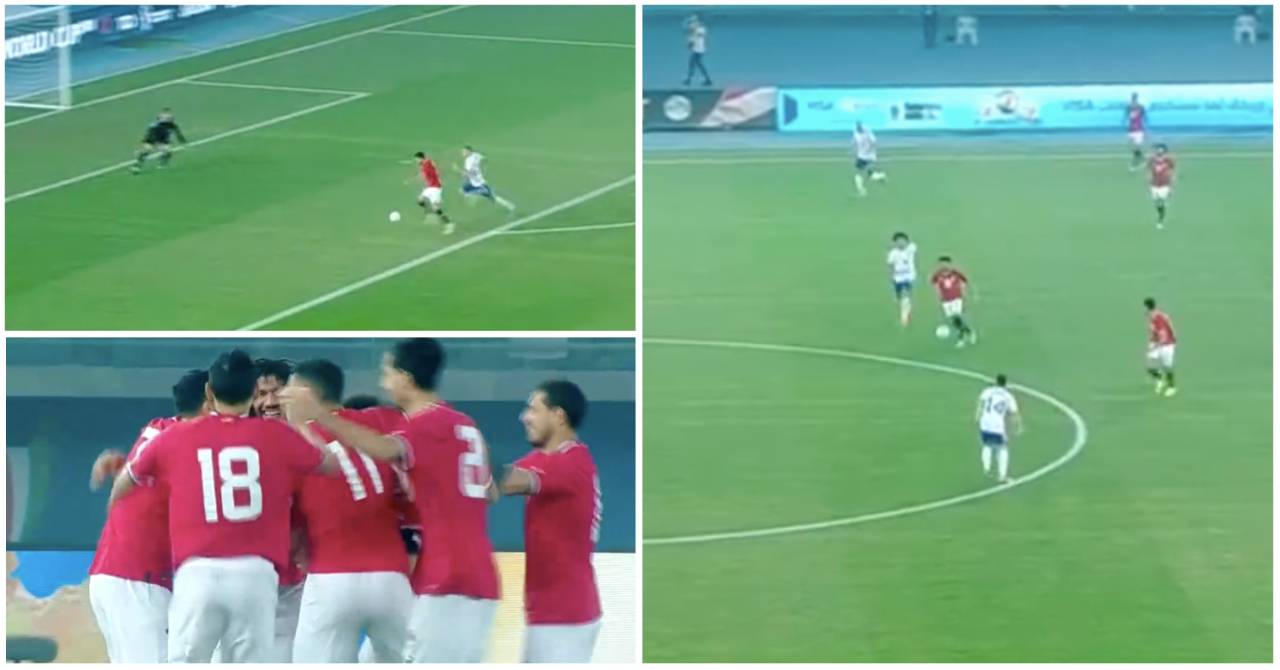 Mohamed Salah's assist vs Belgium