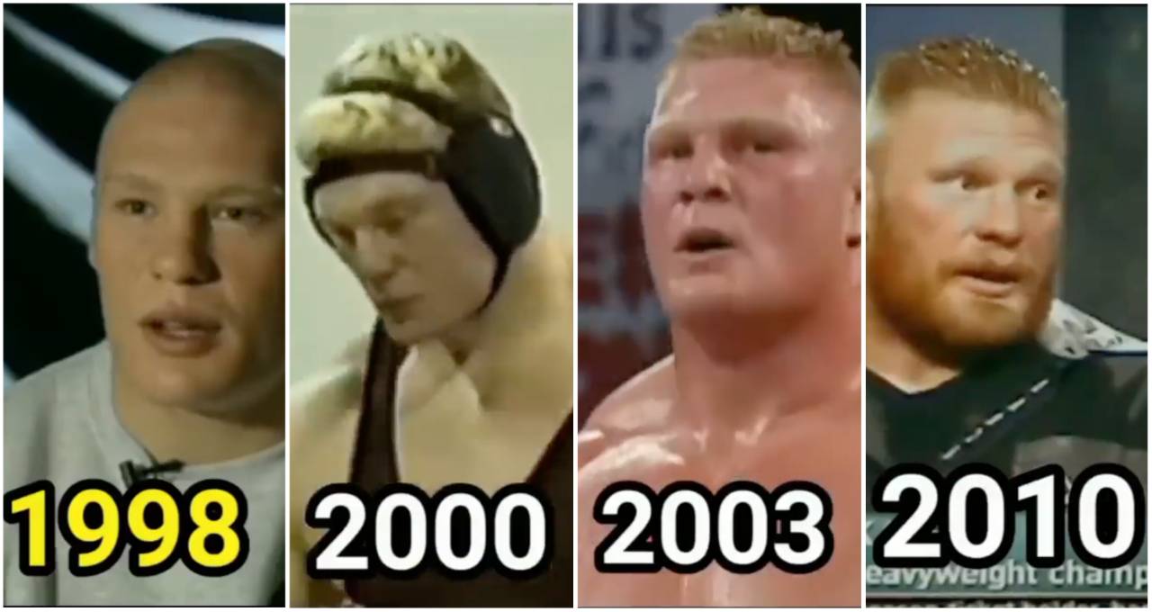 Brock Lesnar's 24-year evolution through WWE & UFC careers