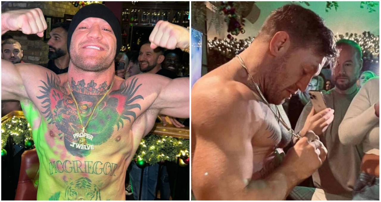 UFC: Conor McGregor's back muscles right now are insane