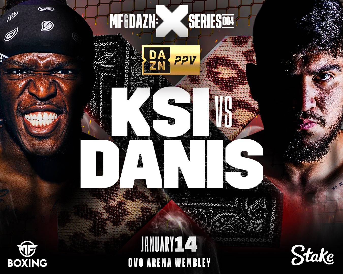 KSI vs Danis Boxing promo art