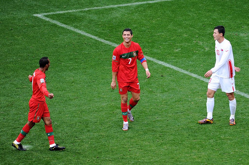 Cristiano Ronaldo scored a strange goal at 2010 World Cup vs North Korea