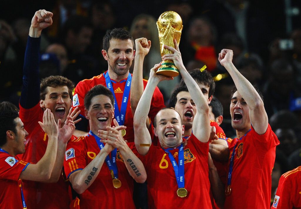 Andrés Iniesta gana la Copa del Mundo