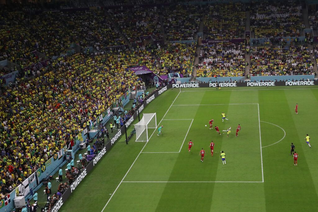Richarlison's breakthrough goal for Brazil and Serbia