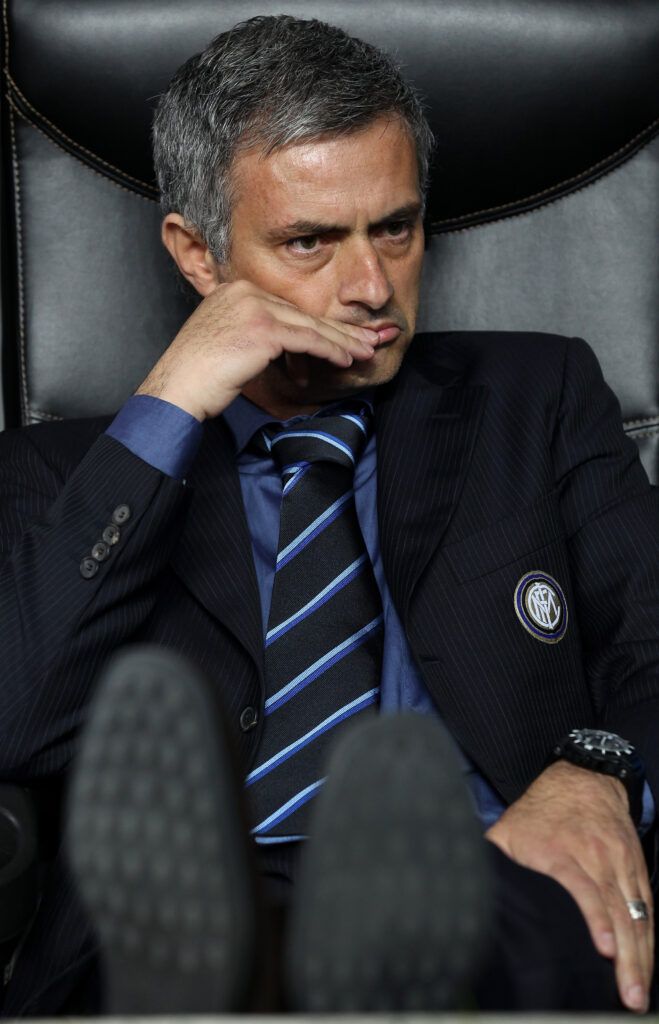 Mourinho puts his feet up at Inter.