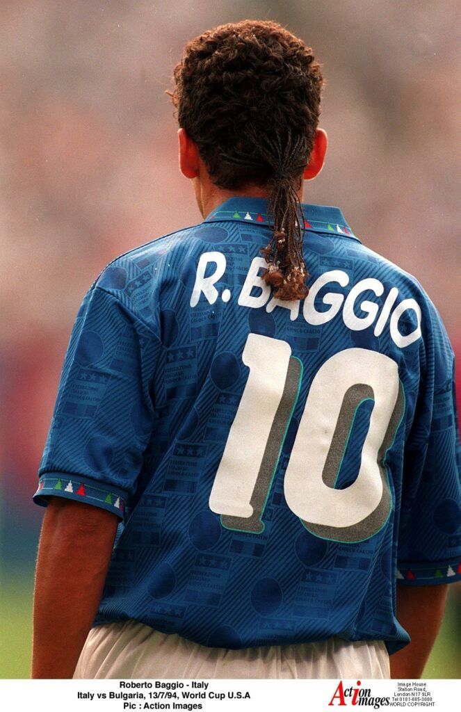 Legenda italiană Roberto Baggio și emblematica sa coadă de cal