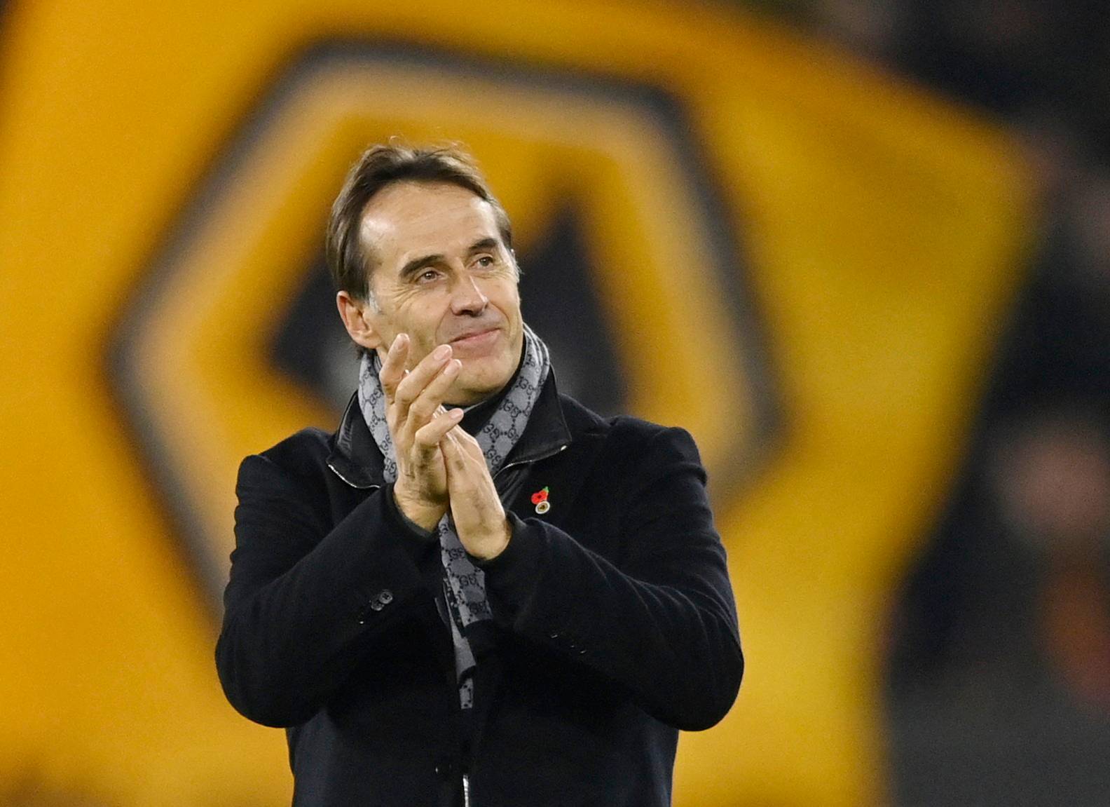 Wolves manager Julen Lopetegui before the Arsenal game