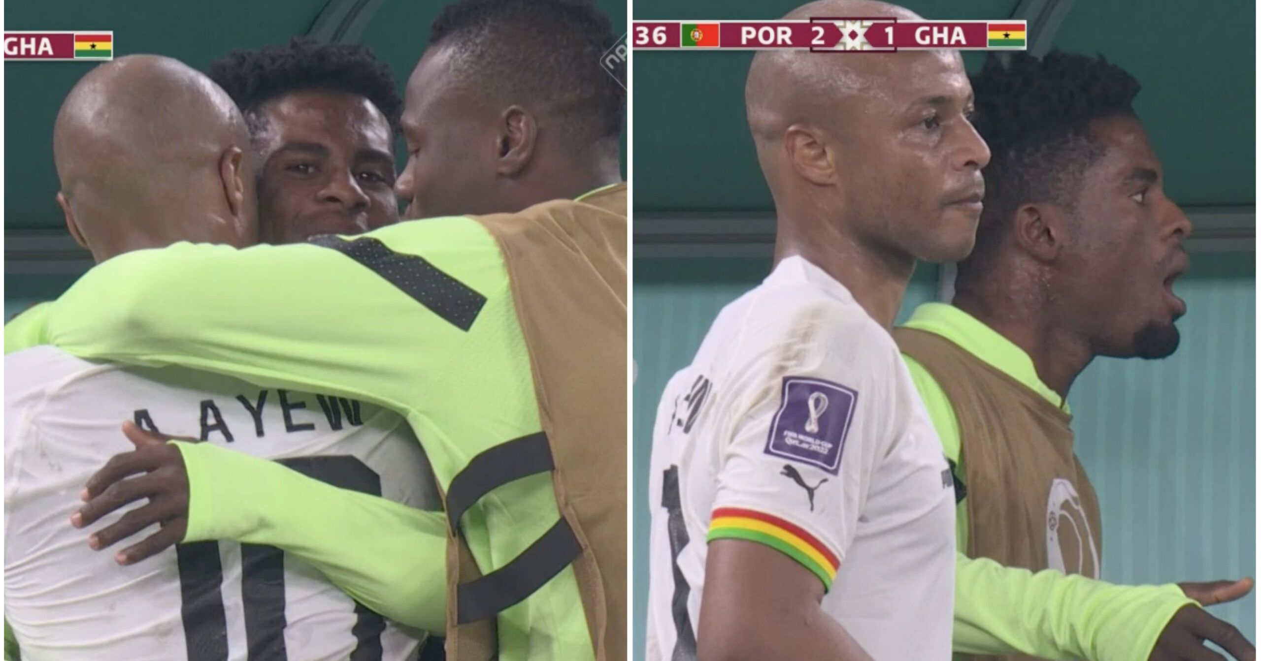 World Cup: Ayew was still celebrating his goal when Felix scored