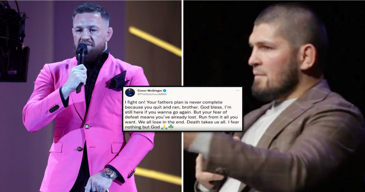 Conor McGregor vs Khabib: Notorious brings up Russian's late father in deleted tweet