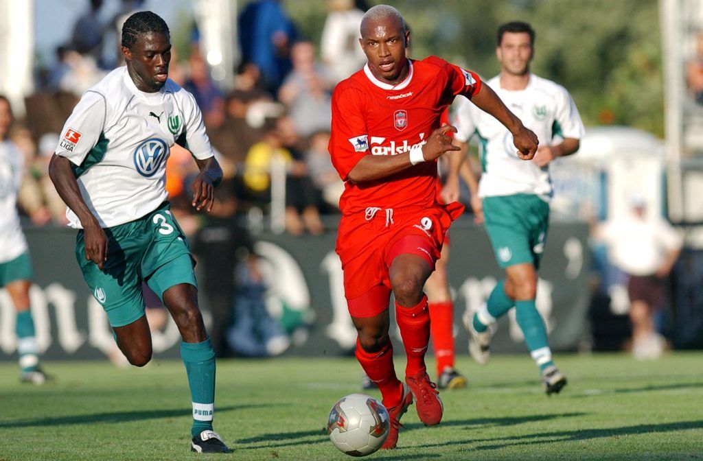 Diouf gjatë ditëve të tij në Liverpool