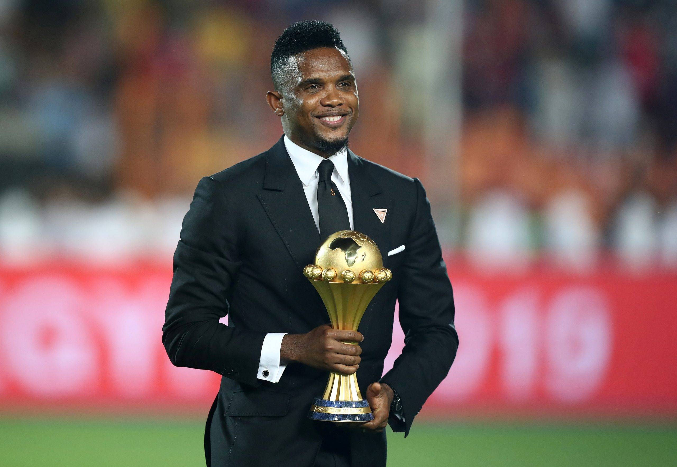 Shocking footage reportedly shows Samuel Eto’o attacking man after Brazil 4-1 South Korea
