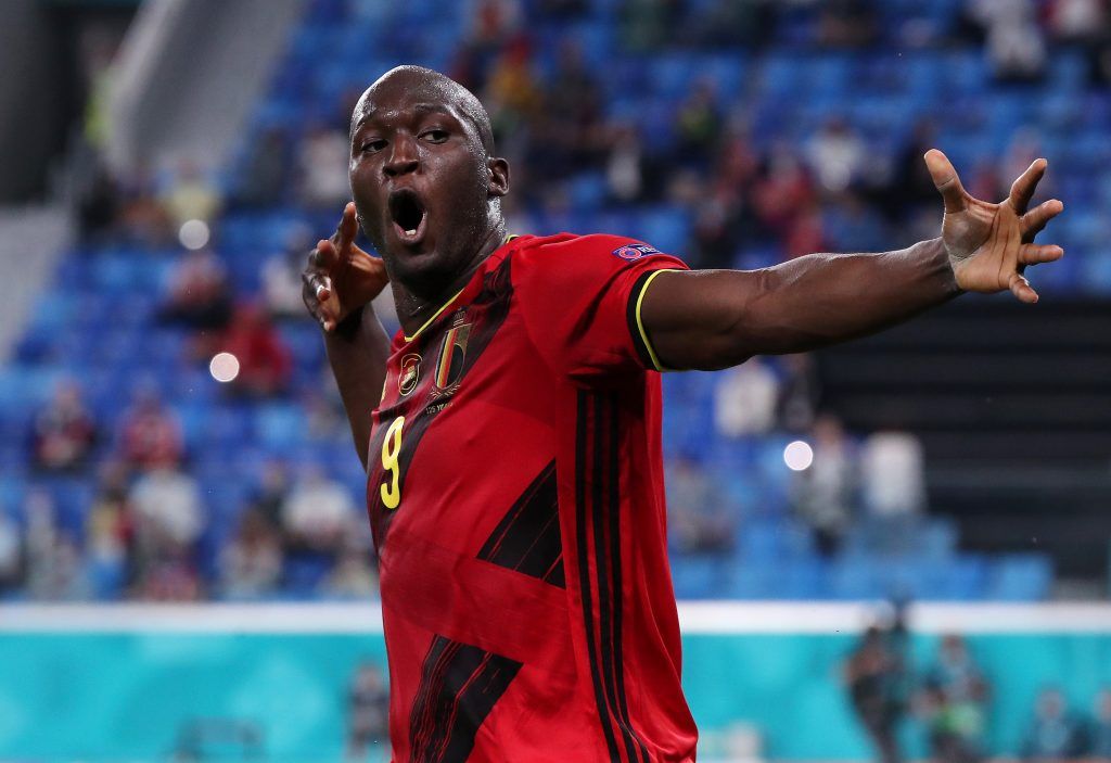 Romelu Lukaku feston një gol për Belgjikën